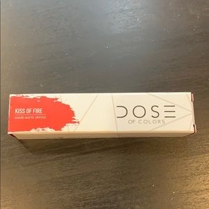 Dose of colors liquid lipstick in Kiss of Fire